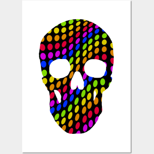 Hippie Skull 2 Posters and Art